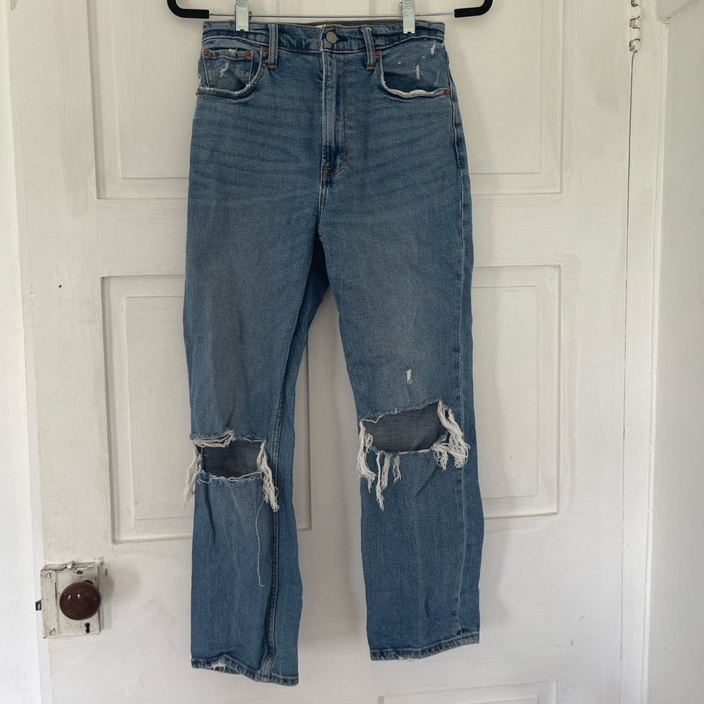 Abercrombie & Fitch Ultra High Rise Blue Jeans